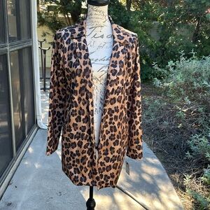 Dana Buchman animal print jacket. Size small. Brand new.